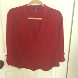 Long sleeve blouse. Size L but fits like a M.